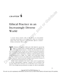 Ethical Practice in an Increasingly Diverse World–●–79