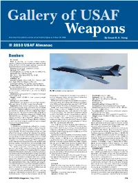 Gallery of USAF Weapons Note: Inventory Numbers Are Total Active Inventory Figures As of Sept