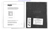 If You Have Issues Viewing Or Accessing This File Contact Us at NCJRS.Gov