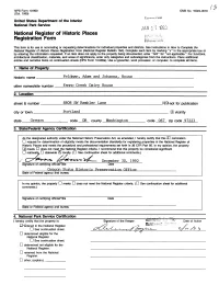 National Register of Historic Places Registration Form