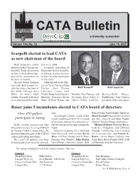 CATA Bulletin a Biweekly Newsletter