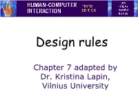 Design Rules
