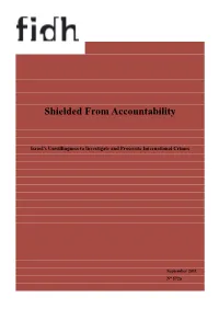 Shielded from Accountability