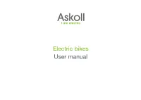 Electric Bikes User Manual