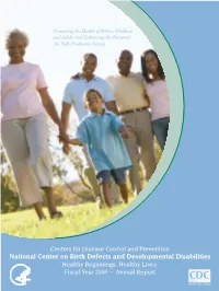 Preventing Birth Defects and Developmental Disabilities