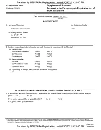 Received by NSD/FARA Registration Unit 03/30/2021 3:21:00 PM Revised 05/20 Received by NSD/FARA Registration Unit 03/30/2021 3:21:00 PM (PAGE 2)
