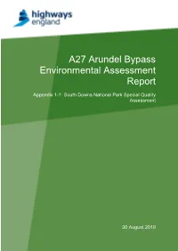 A27 Arundel Bypass Environmental Assessment Report