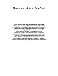 Manuale Di Aiuto Di Gnucash