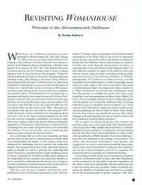 Revisiting Womanho Use