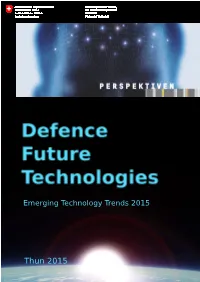 Future Emerging Technology Trends