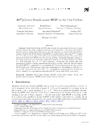 AC0[P] Lower Bounds Against MCSP Via the Coin Problem