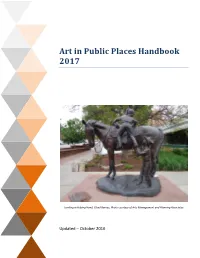 Art in Public Places Handbook 2017
