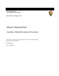 Geologic Resources Inventory Map Document for Glacier National Park