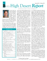 High Desert Report