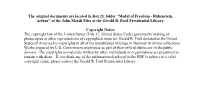 Medal of Freedom - Rubenstein, Arthur” of the John Marsh Files at the Gerald R
