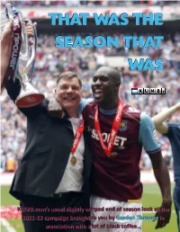 That Was the Season That Was – 2011/12 – KUMB.Com TTHHAATT WWAASS TTHHEE