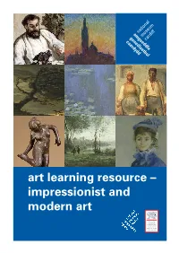 Impressionist and Modern Art Introduction Art Learning Resource – Impressionist and Modern Art