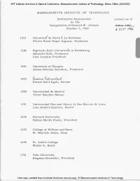 MASSACHUSETTS INSTITUTE of TECHNOLOGY October 7, 1966 4