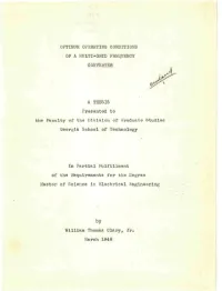 A THESIS Presented to Georgia School of Technology in Partial