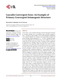 An Example of Primary Convergent Seismogenic Structure