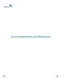Assetmark Trust Company Margin Borrowing Will Not Be Used for the Types of Options Traded by (“Assetmark Trust”), an Afﬁliate of Assetmark (Each a “Custodian”)