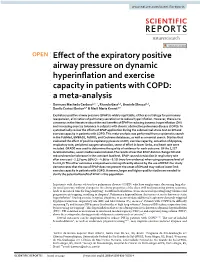 Effect of the Expiratory Positive Airway Pressure on Dynamic