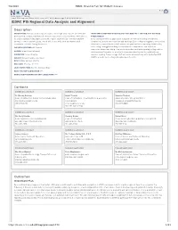 P15 Regional Data Analysis and Alignment