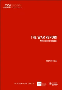 The War Report Armed Conflicts in 2016