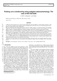 Probing Core Overshooting Using Subgiant Asteroseismology: the Case of KIC10273246