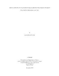 Re-Examining the Indian Student Placement Program, 1947-2000