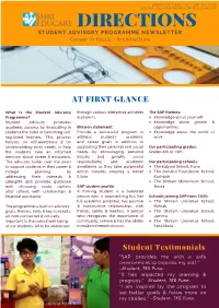 SAP Newsletter Issue 1