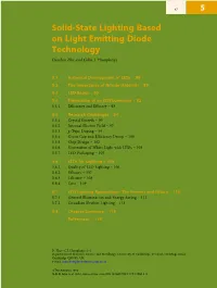 Solid-State Lighting Based on Light Emitting Diode Technology Dandan Zhu and Colin J