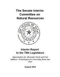 Alternative Fuels Final Report