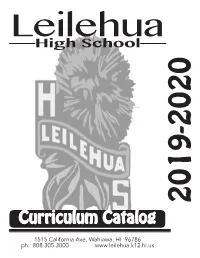Curriculum Catalog