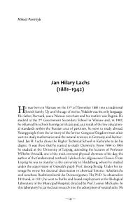 Jan Hilary Lachs (1881-1942)