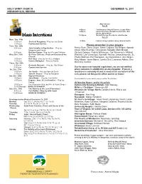 Mass Intentions Dec