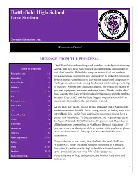 Parent Newsletter