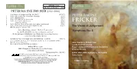 PETER RACINE FRICKER (1920-1990) Op