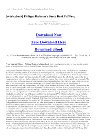 Philippe Halsman's Jump Book Online