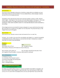 Scenario and Campaign List - Introduction