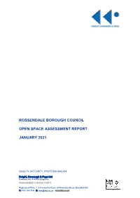 Rossendale Borough Council Open Space Assessment