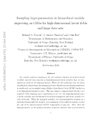 Sampling Hyperparameters in Hierarchical Models
