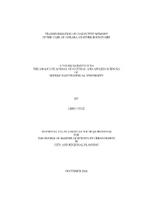 Transformation of Collective Memory in the Case of Ankara Atatürk Boulevard