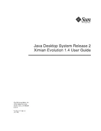 Java Desktop System Release 2 Ximian Evolution 1.4 User Guide