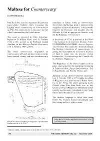 Maltese for Counterscarp.Pdf