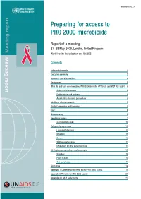 Preparing for Access to PRO 2000 Microbicide