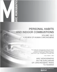 Cumulative Cross Index to Iarc Monographs