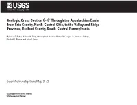 Geologic Cross Section C–C' Through the Appalachian Basin from Erie