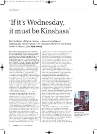 'If It's Wednesday, It Must Be Kinshasa'