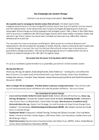 Key Campaigns for System Change 2013